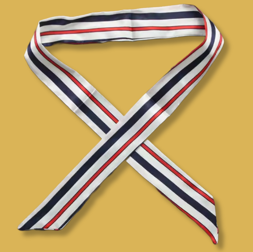 Tricolor Stripe Twilly