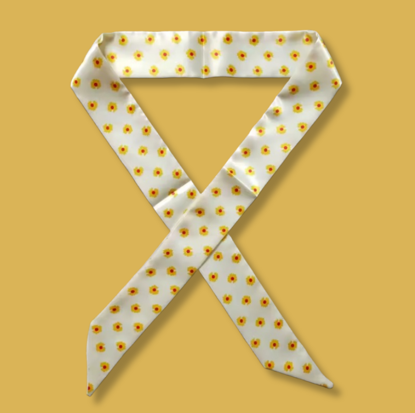 Sunshine Petal Charm Twilly (A67)