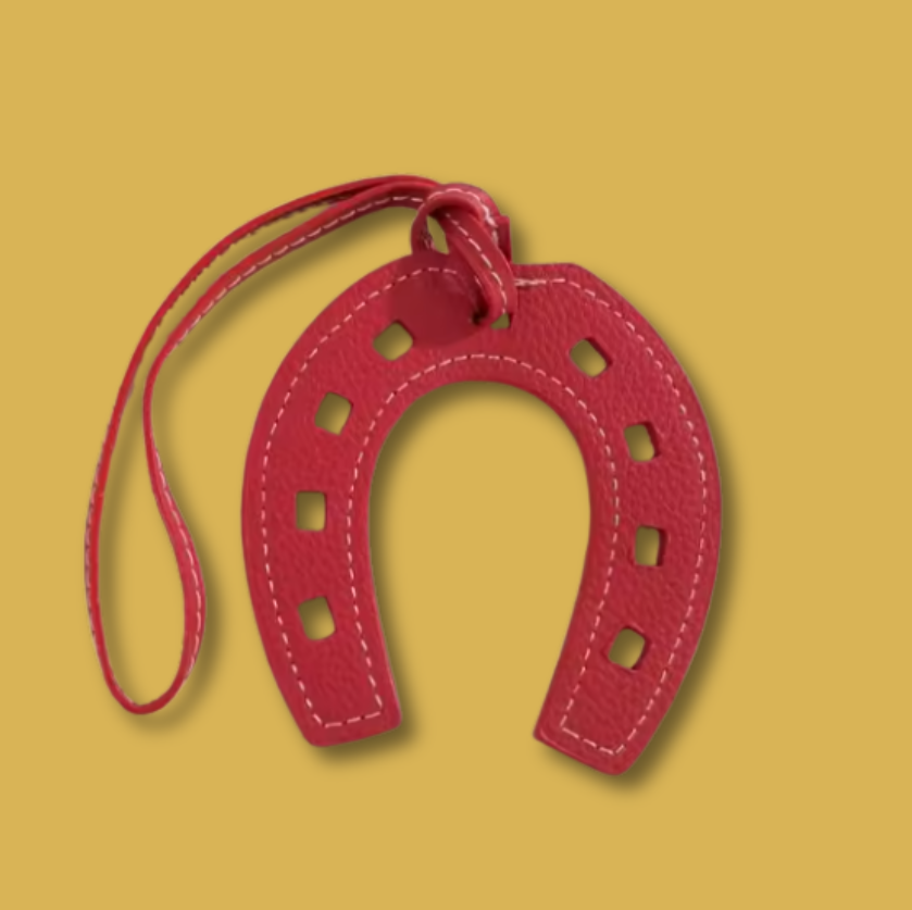 Rouge Equestrian Horseshoe Charm (Red)