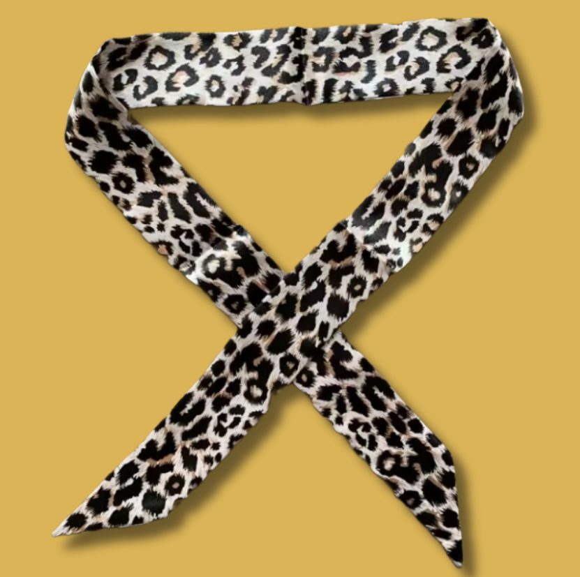 Silk Wildcat Twilly – Snow Leopard