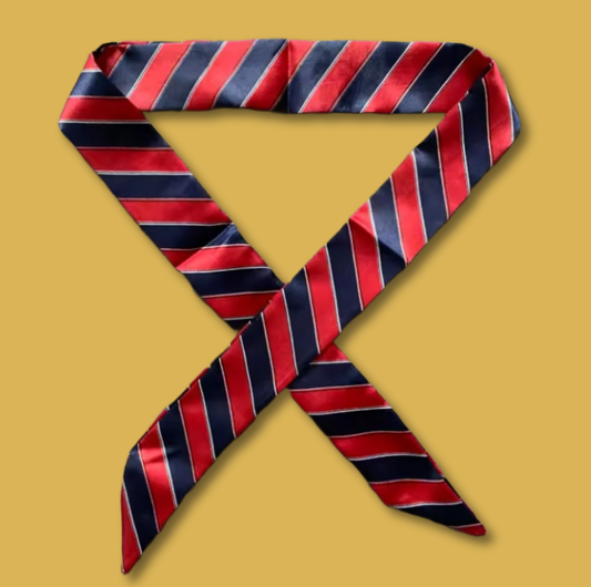 Regent Stripe Silk Twilly (A54)