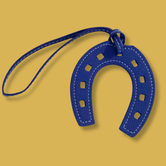 Marine Luxe Horseshoe Charm (Blue)