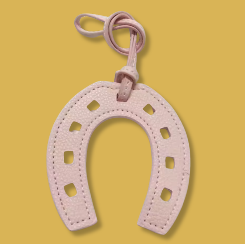 Baby Petal Horseshoe Charm (Light Pink)