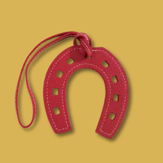 Rouge Equestrian Horseshoe Charm (Red)